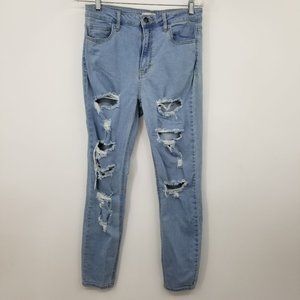 Cello Light Wash Women's‎ Distressed Denim Jeans Size 9